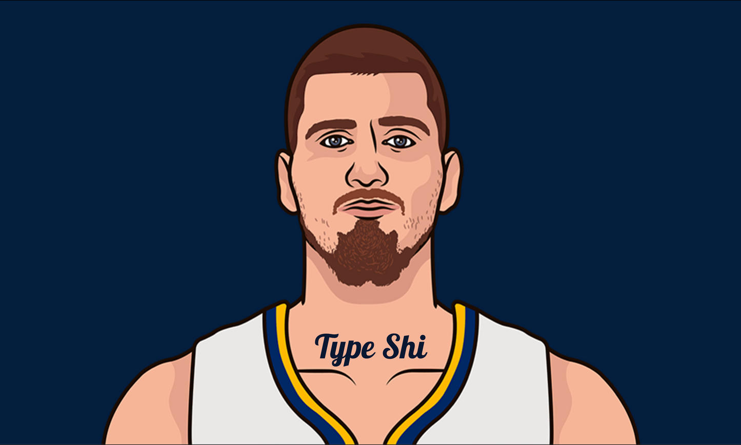 Jokic Flag Cartoon